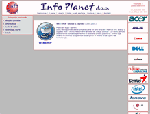 Tablet Screenshot of infoplanet.hr